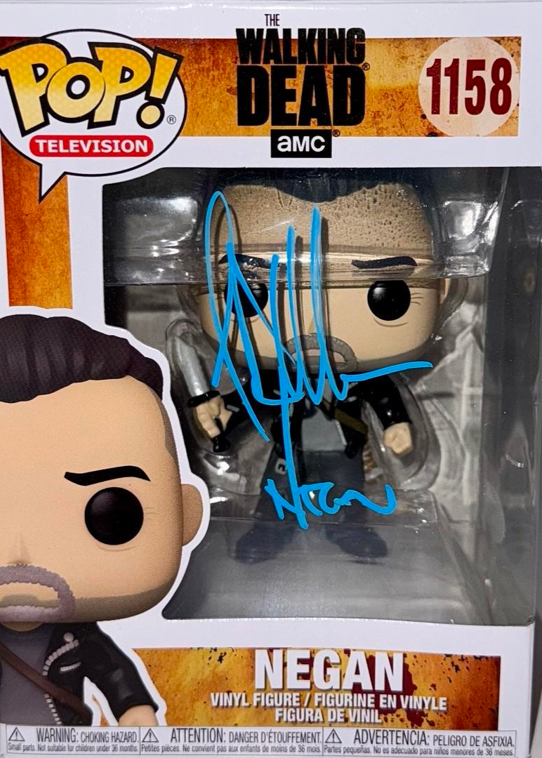 Jeffrey Dean Morgan Signed Funko Pop #1158 "Negan" (Walking Dead) - JSA COA